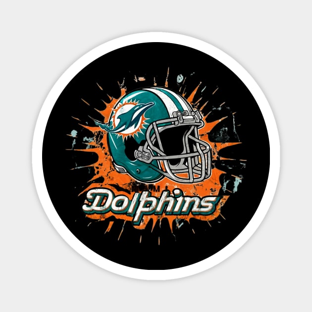 Miami Dolphins Magnet by Pixy Official